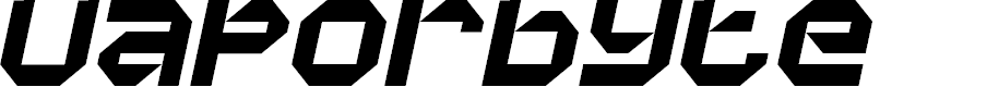 Preview image for Vaporbyte Italic