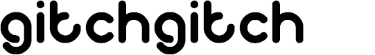 Preview image for gitchgitch Font