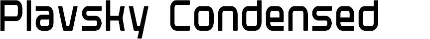 Preview image for Plavsky Condensed