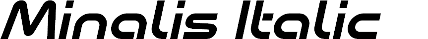 Preview image for Minalis_Demo Italic