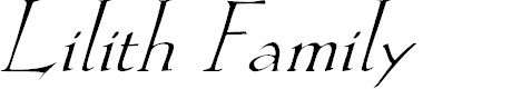 Preview image for Lilith-Italic