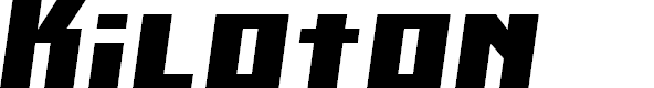 Preview image for Kiloton Condensed Italic