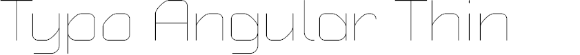 Preview image for Typo Angular Rounded Thin Demo