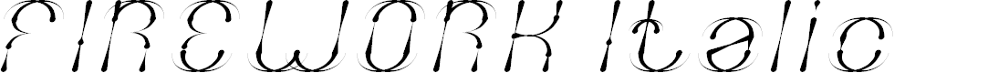 Preview image for FIREWORK Italic