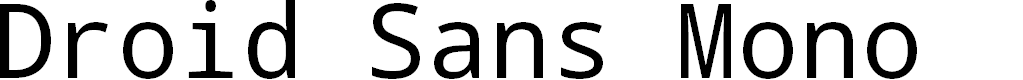 Preview image for Droid Sans Mono