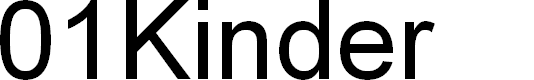 Preview image for 01Kinder Font
