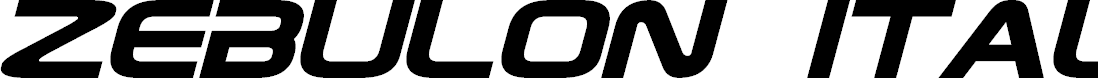 Preview image for Zebulon Italic
