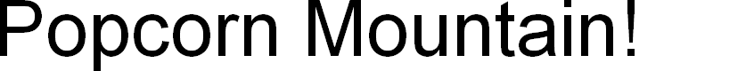 Preview image for PopcornMountain-StdThin