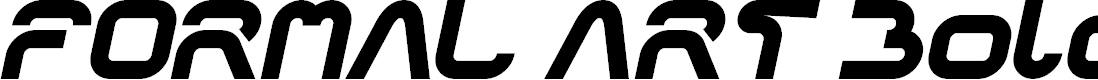 Preview image for FORMAL ART Bold Italic