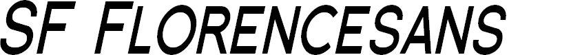 Preview image for SF Florencesans SC Cond Bold Italic