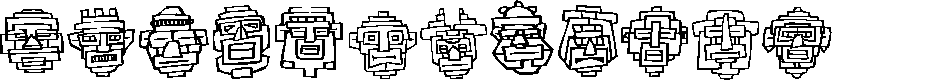 Preview image for 20 Faces.ttf