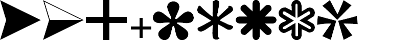 Preview image for CarrDingbats2 Regular