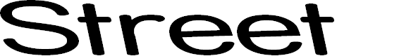 Preview image for Street - Expanded Reverse Italic