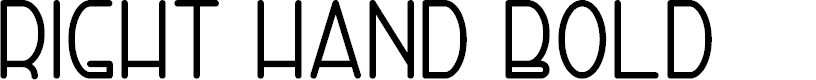 Preview image for Right Hand Bold