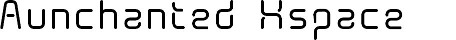 Preview image for Aunchanted Xspace Bold