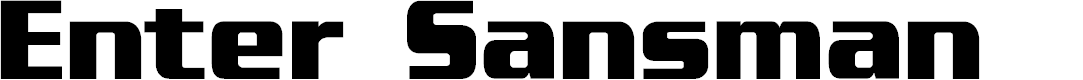 Preview image for Enter Sansman Bold
