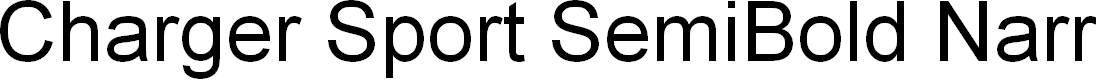 Preview image for Charger Sport SemiBold Narrow