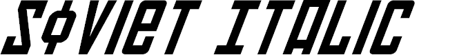 Preview image for Soviet Italic