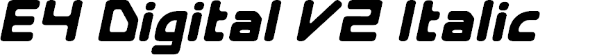 Preview image for E4 Digital V2 Italic