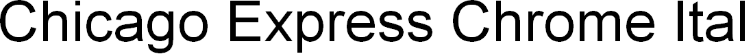 Preview image for Chicago Express Chrome Italic