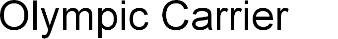 Preview image for Olympic Carrier Title Italic