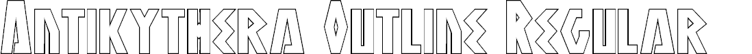 Preview image for Antikythera Outline Regular