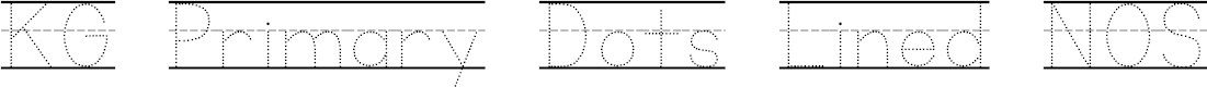 Preview image for KG Primary Dots Lined NOSPACE
