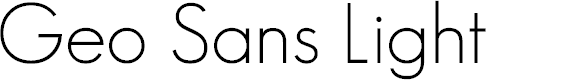 Preview image for GeosansLight