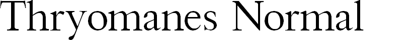 Preview image for Thryomanes Normal