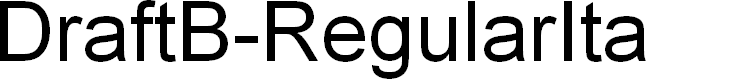 Preview image for DraftB-RegularIta