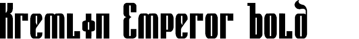 Preview image for Kremlin Emperor Bold