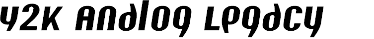Preview image for Y2K Analog Legacy Italic