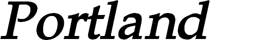 Preview image for Portland LDO Bold Italic