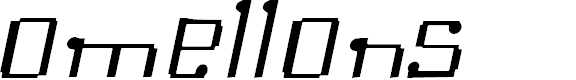 Preview image for Omellons LightItalic