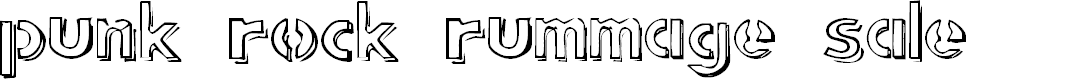 Preview image for punk rock rummage sale