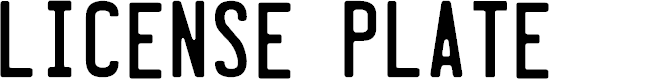 Preview image for License Plate