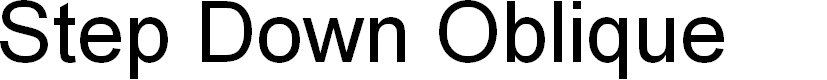 Preview image for Step Down Oblique