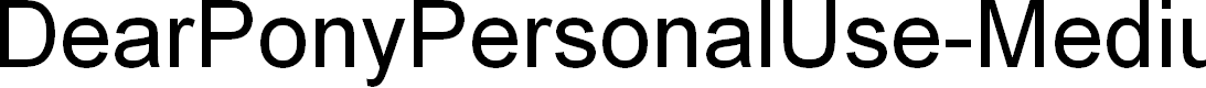 Preview image for DearPonyPersonalUse-Medium