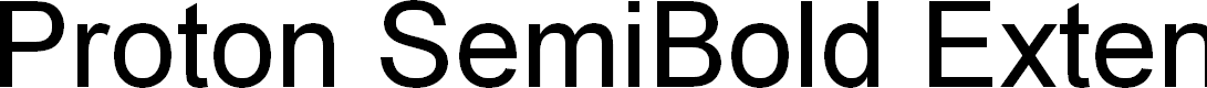 Preview image for Proton SemiBold Extended