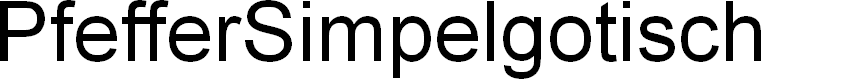 Preview image for PfefferSimpelgotisch
