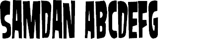 Preview image for SamdanCondensed