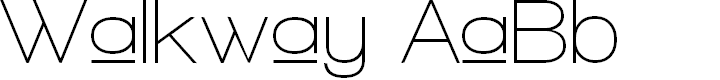 Preview image for Walkway Upper SemiBold