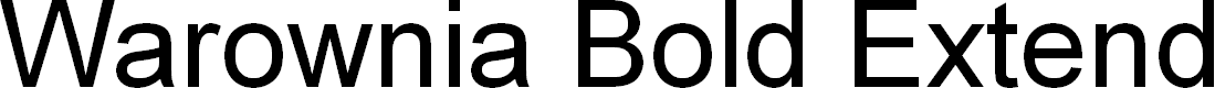 Preview image for Warownia Bold Extended