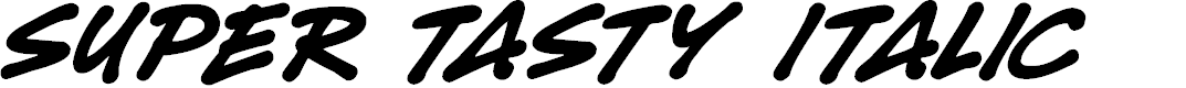 Preview image for Super Tasty Italic