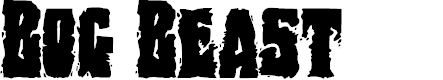 Preview image for Bog Beast Regular Font