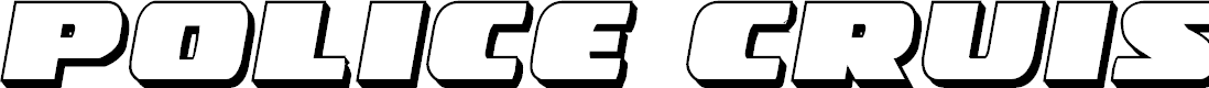 Preview image for Police Cruiser 3D Italic