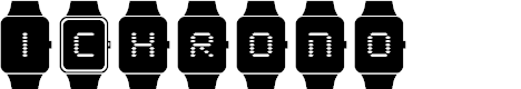 Preview image for iChrono Font