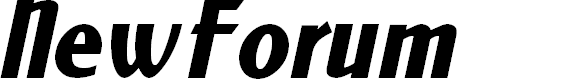Preview image for NewForum Bold Italic
