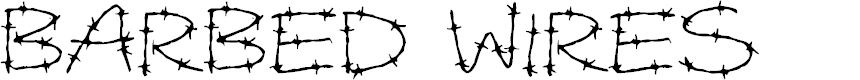 Barbed wire Fonts - Download 15 free styles - FontSpace