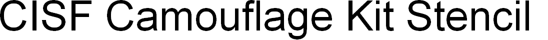 Preview image for CISF Camouflage Kit Stencil